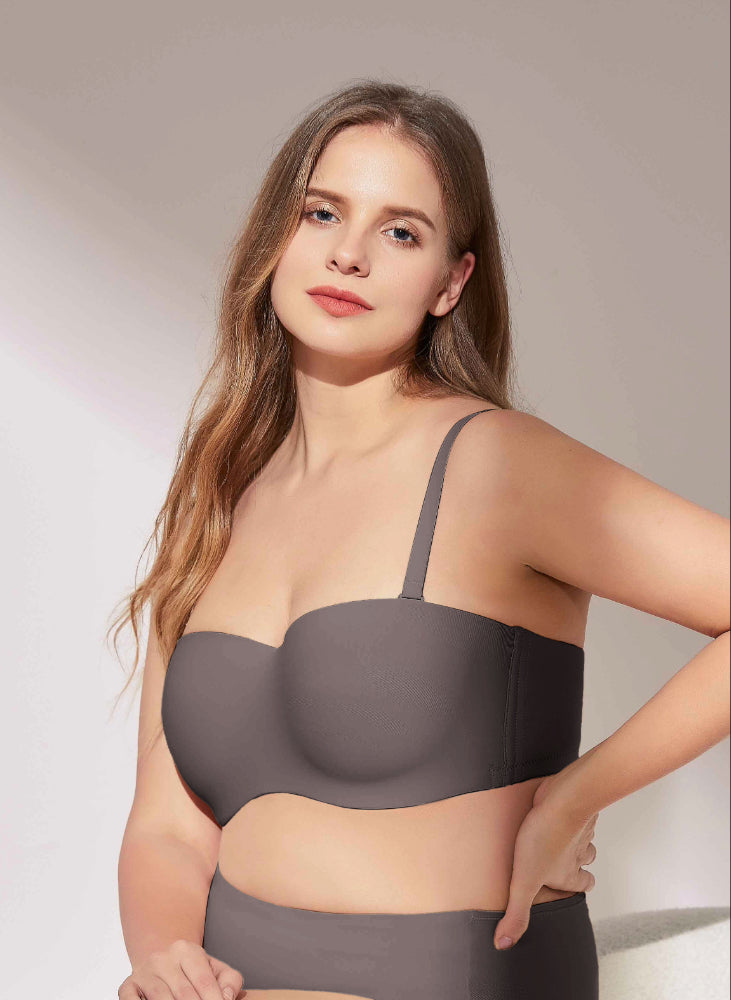 Beauty Full Bandeau Bra (Plum Truffle Color Only)