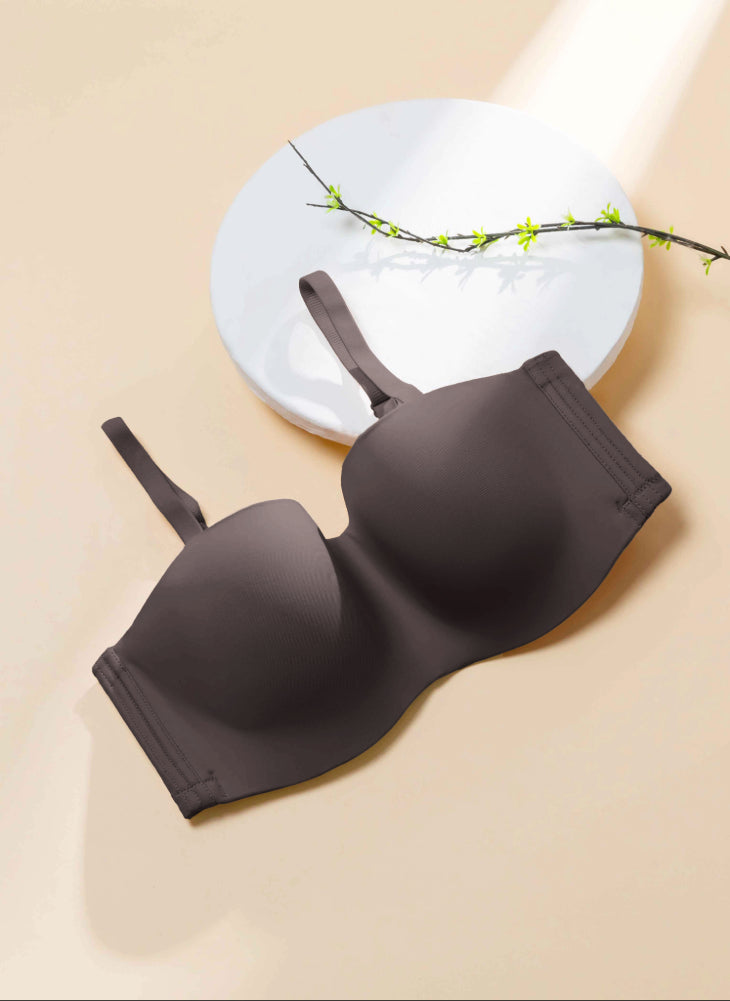 Beauty Full Bandeau Bra (Plum Truffle Color Only)