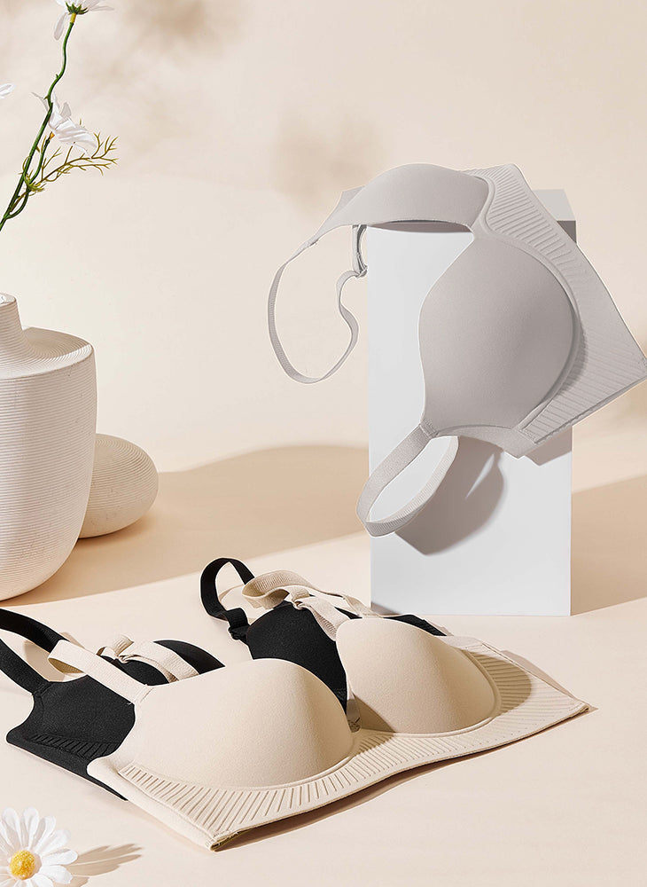Seamless Beauty Wireless High Side Panel Bra