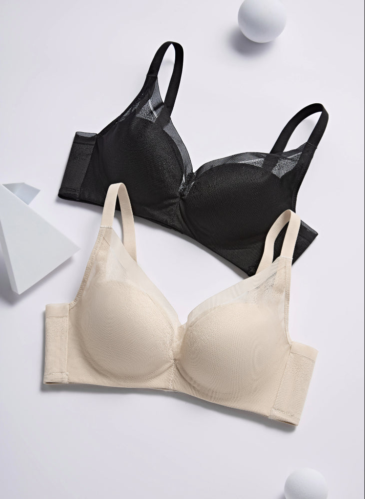 Mulberry Soft Wireless Push Up Bra