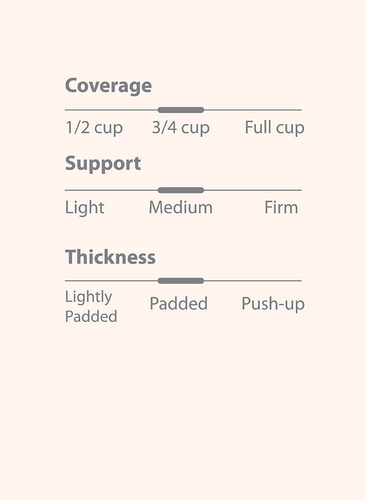 Misty Grace Titanium Memory Soft Wire Demi Bra