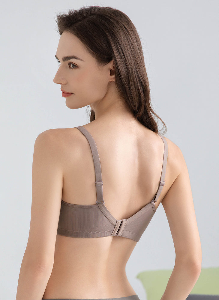 Macey Stripy Wireless Demi Cup Bra