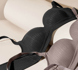 Macey Stripy Wireless Demi Cup Bra