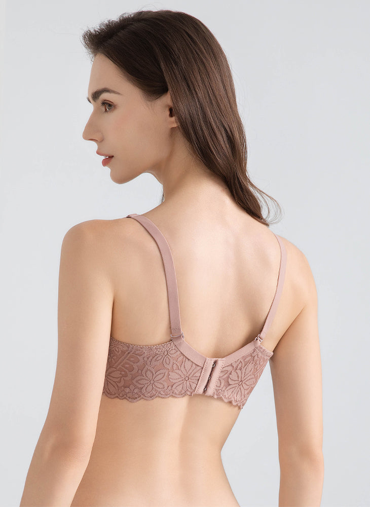 Macey Lace Wired Demi Cup Bra