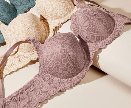 Macey Lace Wired Demi Cup Bra