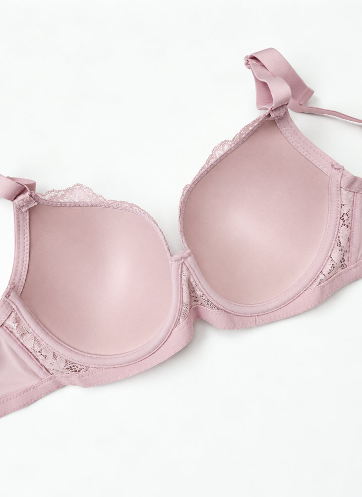 Josie Luna Wired Demi Padded Lace Bra