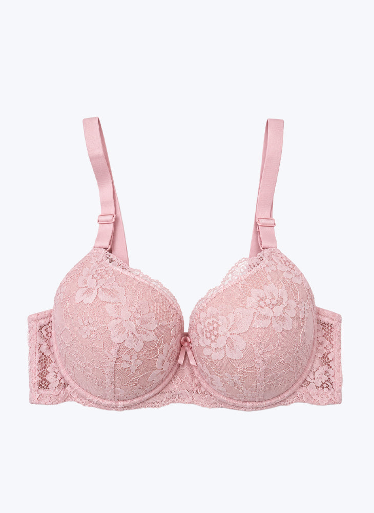 Josie Luna Wired Demi Padded Lace Bra