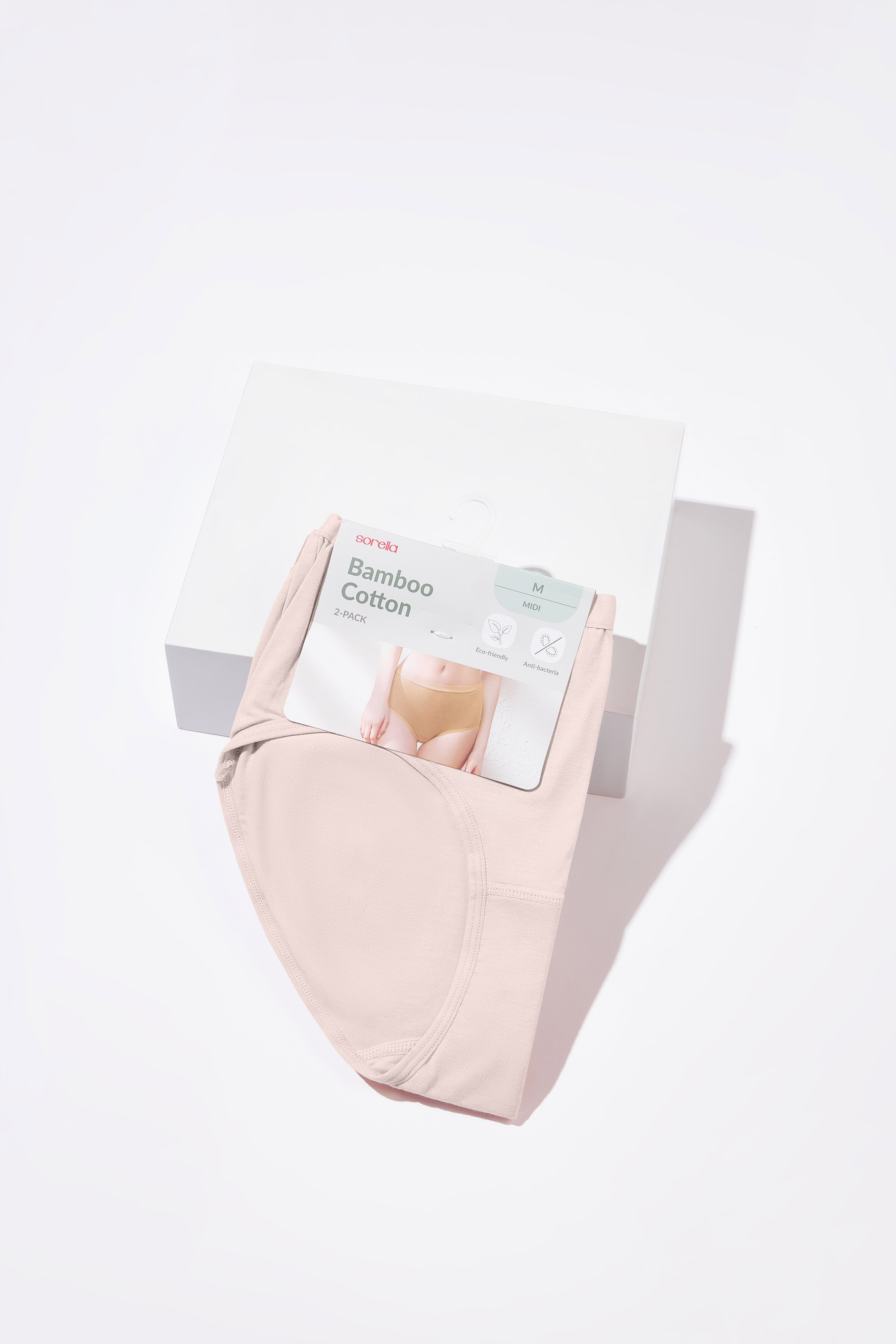 Bamboo Comfort 2-in-1 Pack Midi Panty