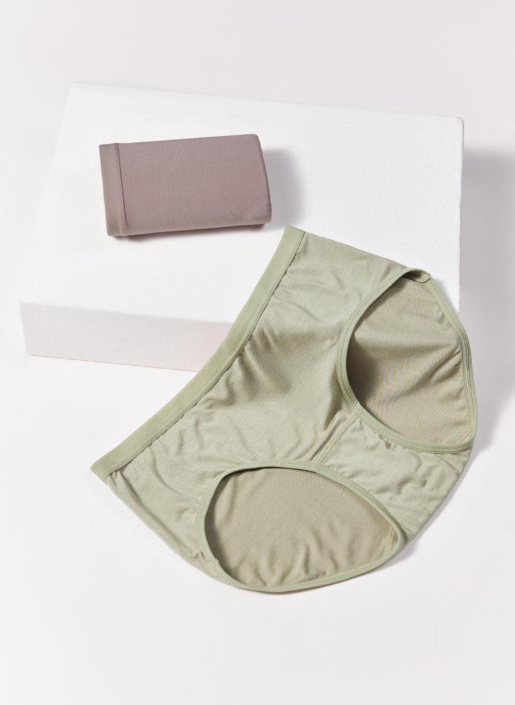 Bamboo Comfort 2-in-1 Pack Midi Panty