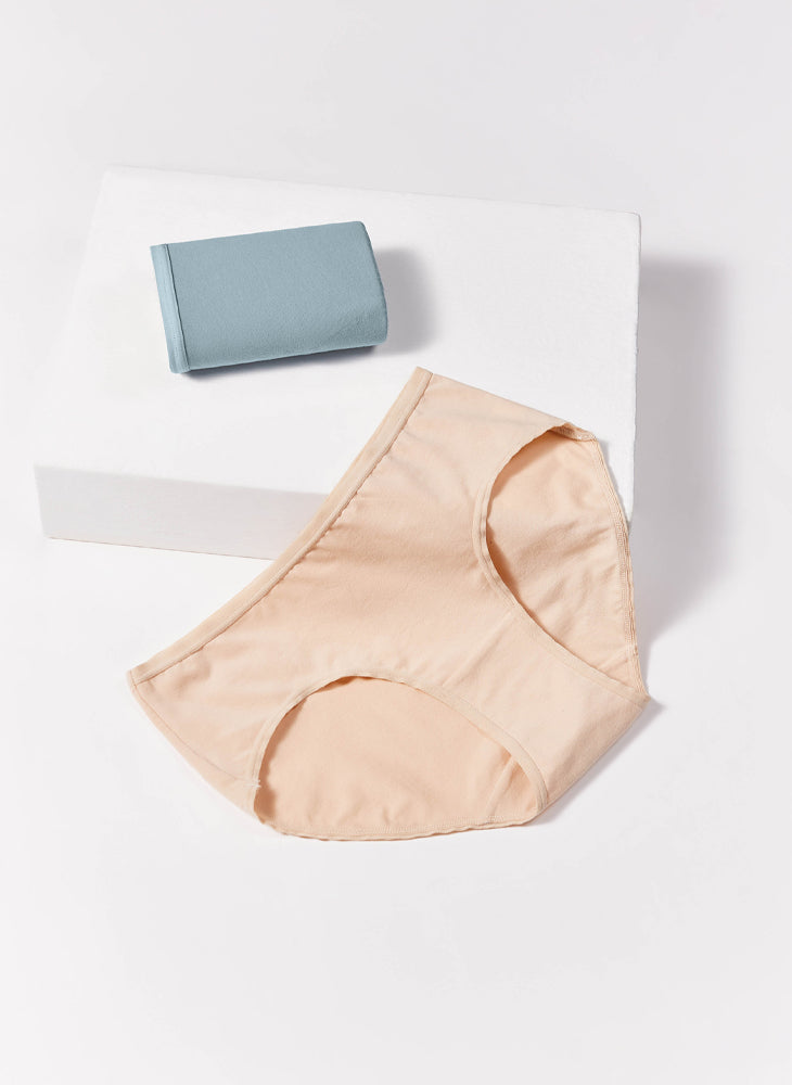Superfine Cotton 2 in 1 Pack Midi Panty