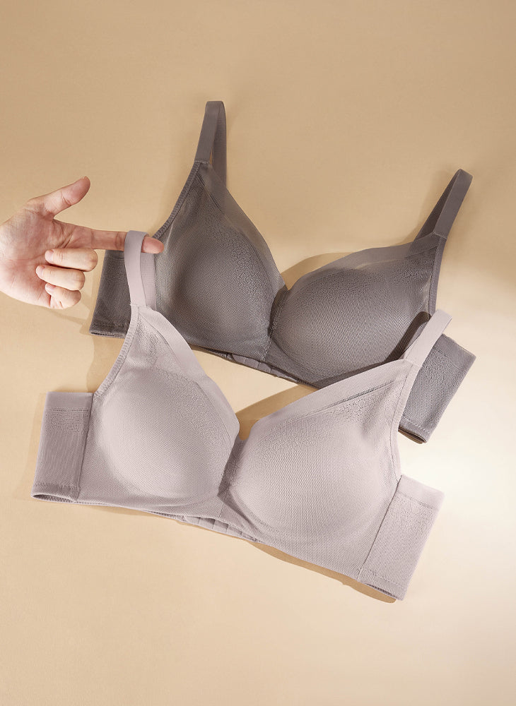 Mulberry Soft Wireless Push Up Bra