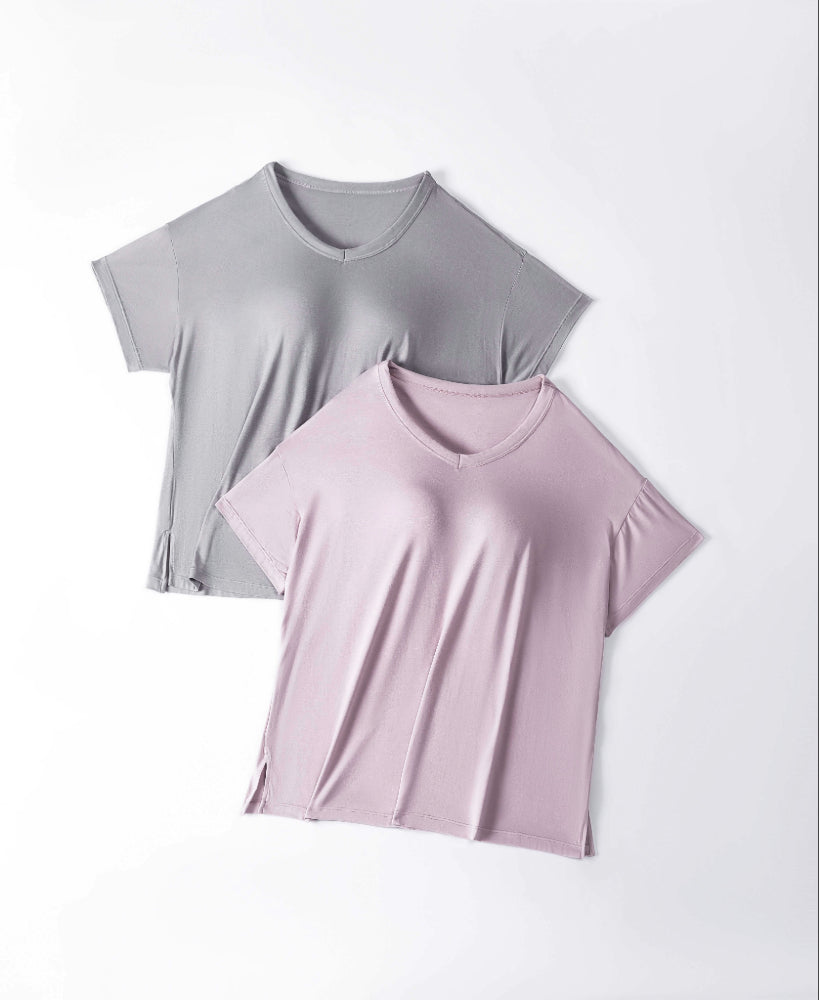 Cozy Lounge Short Sleeves Top