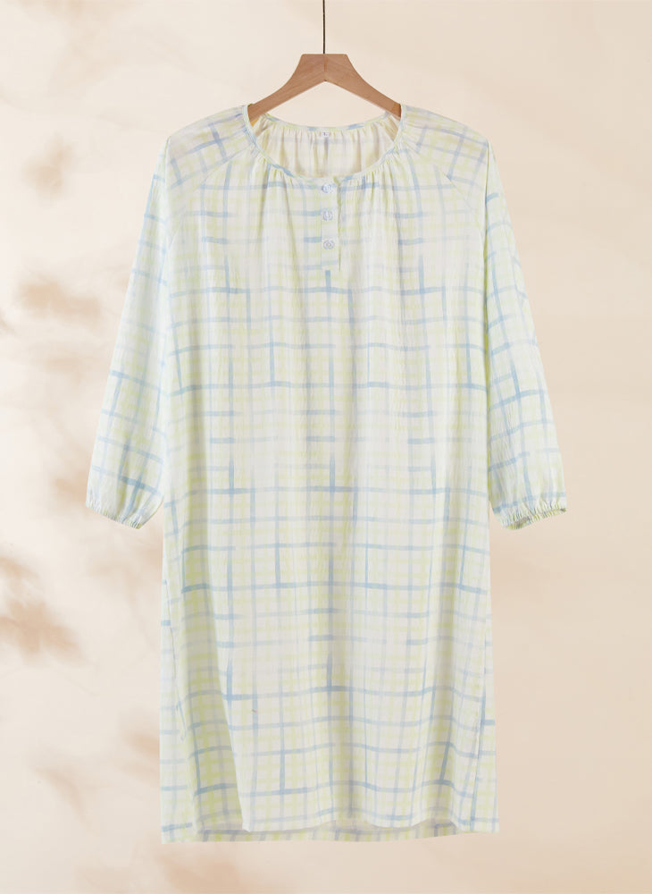 Cloud Woven Long Sleeves Dress