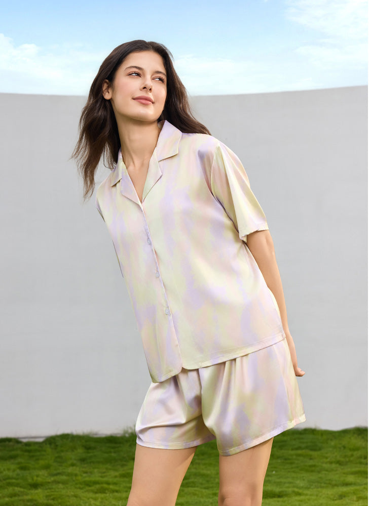 Misty Glow Short Sleeves Top & Shorts (Clearance)