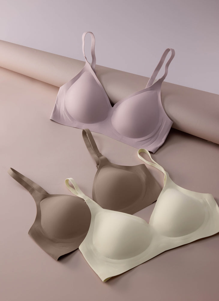 Modern Soft Seamless Wireless 3/4 Cup Bralette
