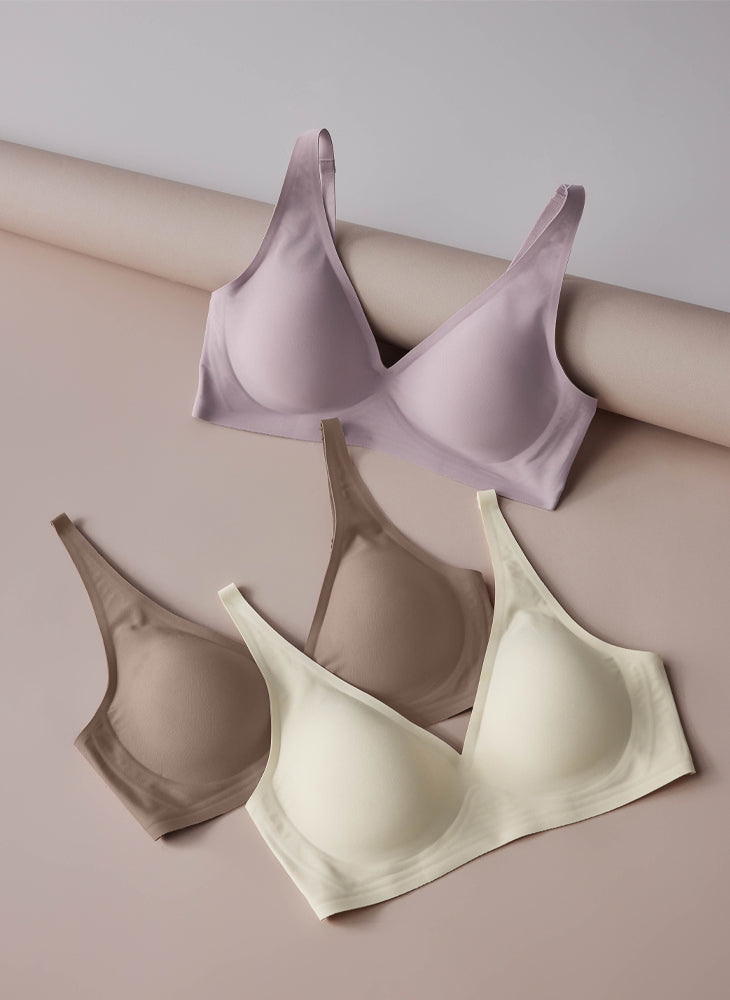 Modern Soft Seamless Plunge Bralette