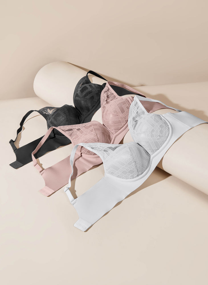 Lace Allure Wireless Plunge Bra