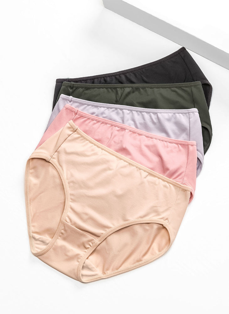 Microfiber V Back Basic Midi Panty