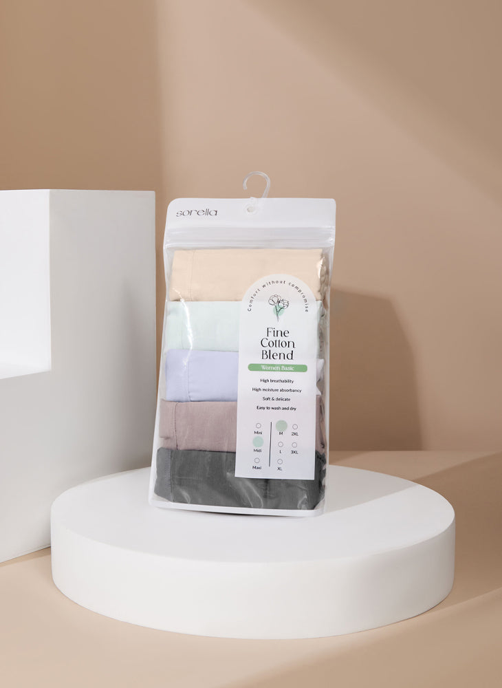 Daily Comfort Cotton Midi Packaging Panty