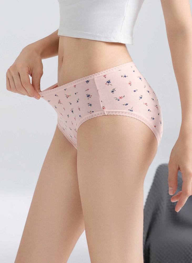 Printy Comfort Cotton Midi Packaging Panty
