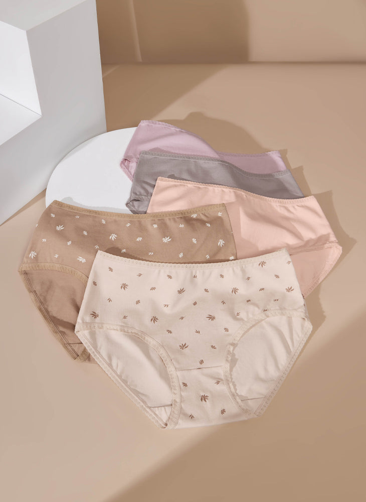Vintage Comfort Cotton Midi Packaging Panty