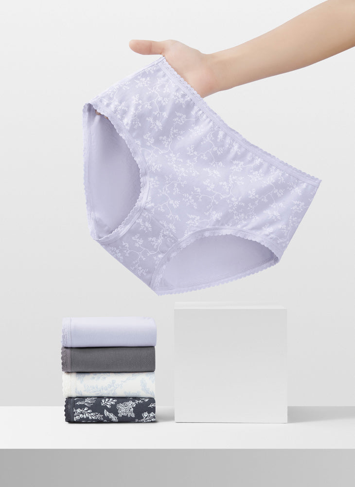 Vintage Comfort Cotton Midi Packaging Panty