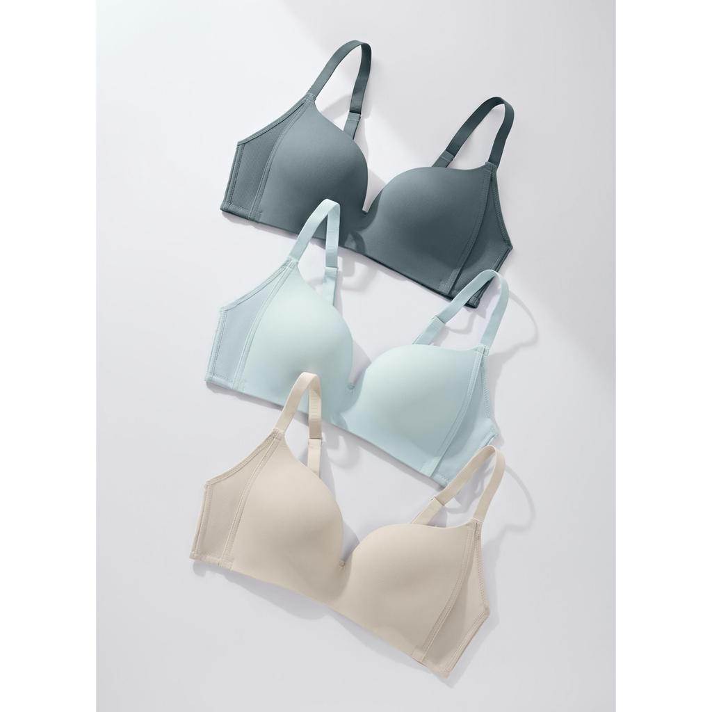 Linear Flow Wireless Demi High Panel Bra