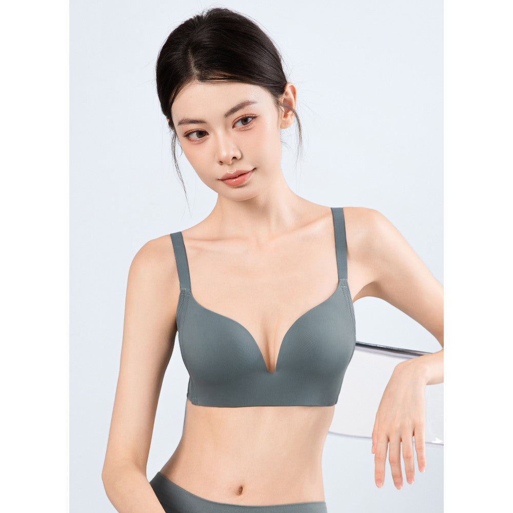 Linear Flow Wireless Demi High Panel Bra