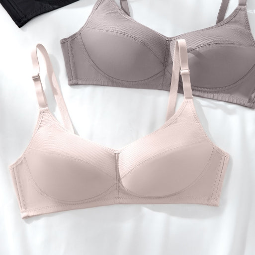 Comfy Breathable Wireless Demi Lightly Padded Bra