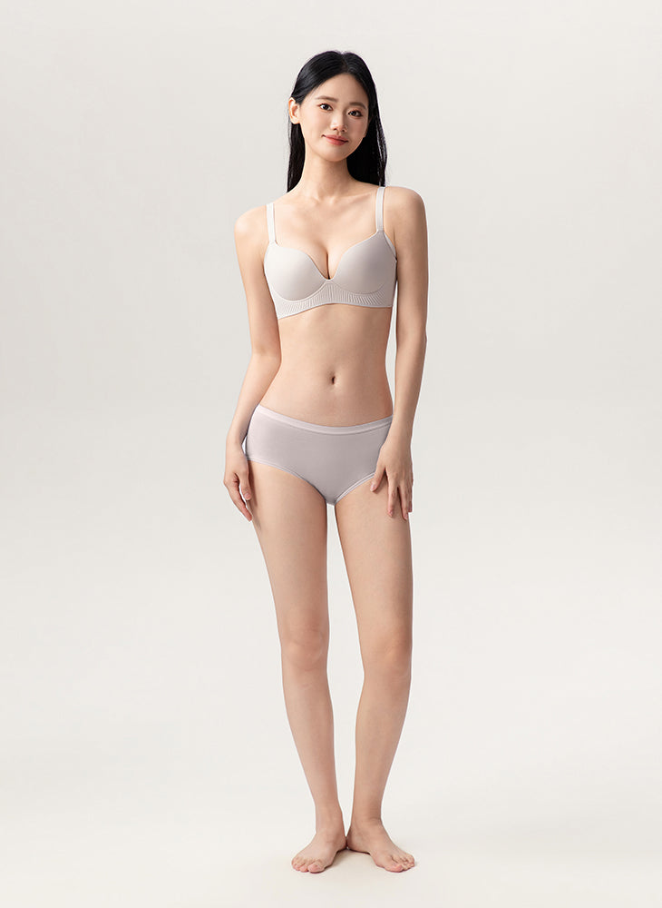 Seamless Beauty Wireless High Side Panel Bra