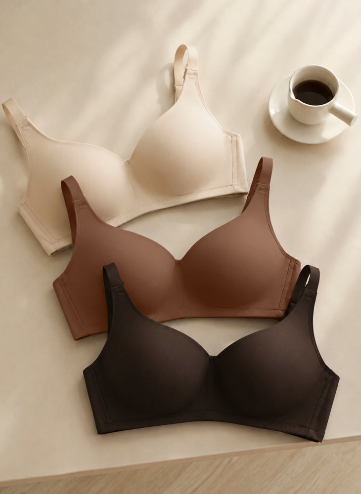Moca Delight Wireless Full Coverage Bra