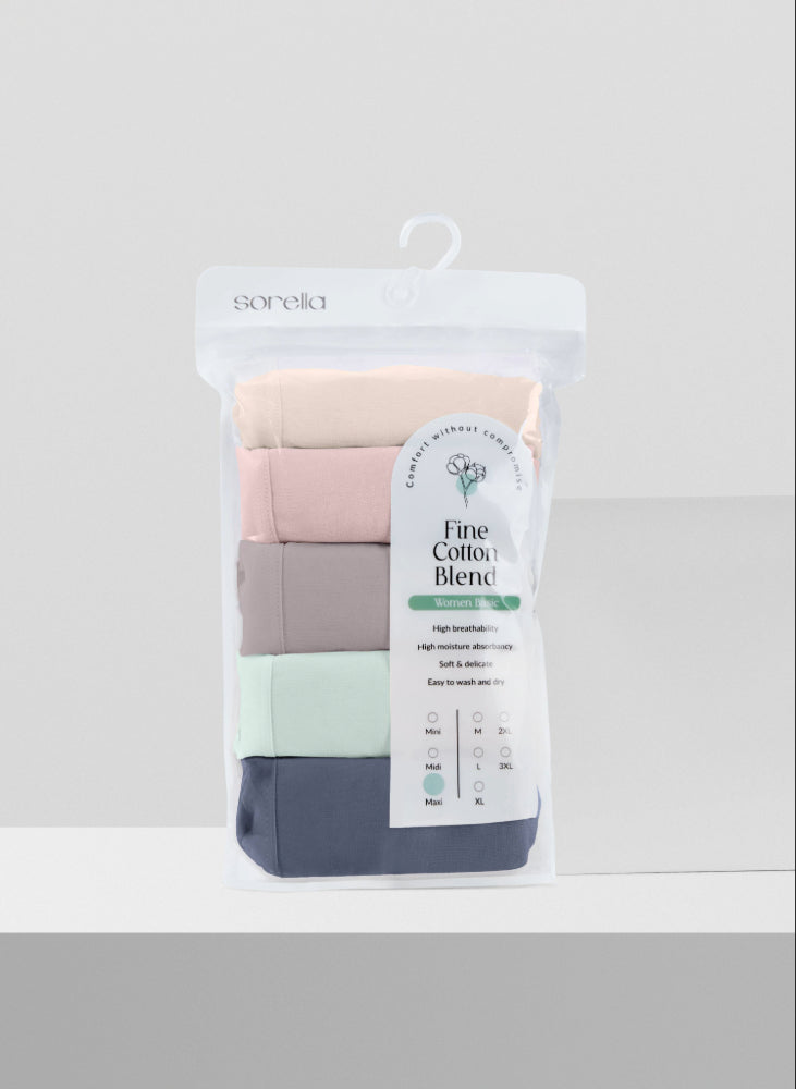 Daily Comfort Cotton Maxi Packaging Panty