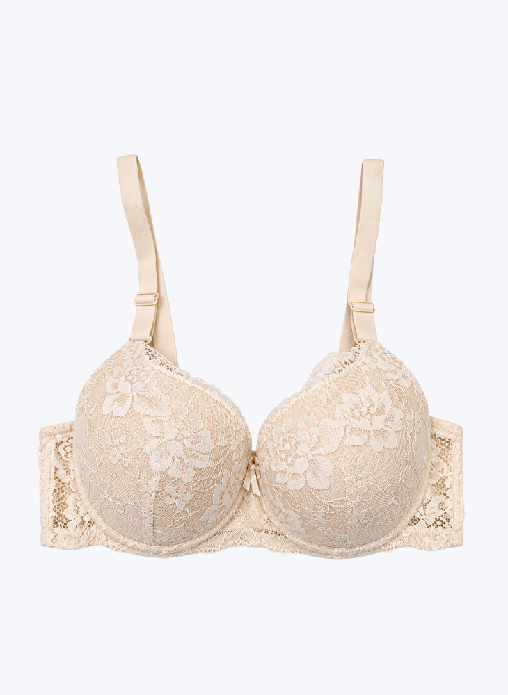 Josie Luna Wired Demi Padded Lace Bra