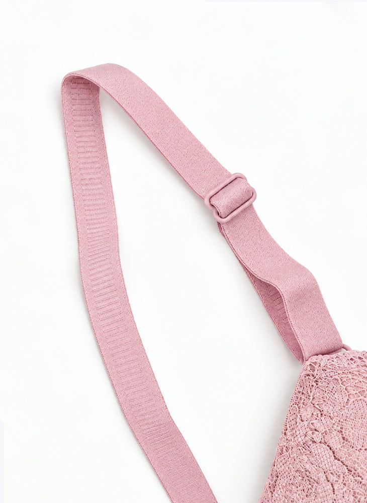 Josie Luna Wired Demi Padded Lace Bra