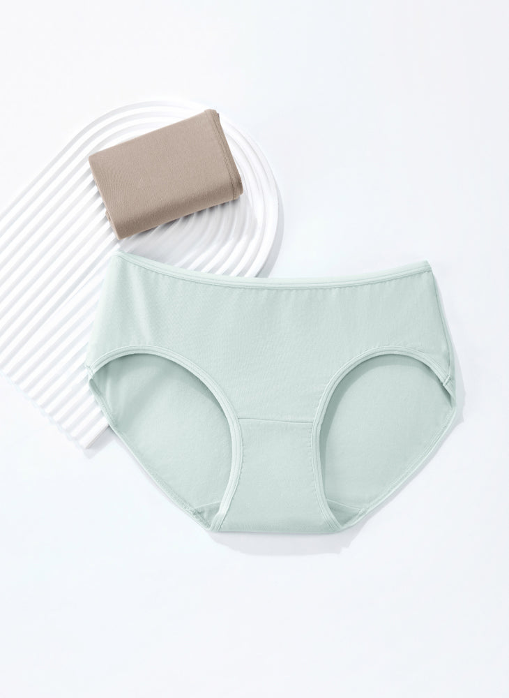 Superfine Cotton 2 in 1 Pack Midi Panty
