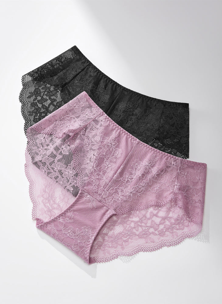 Aster Lace Midi Panty