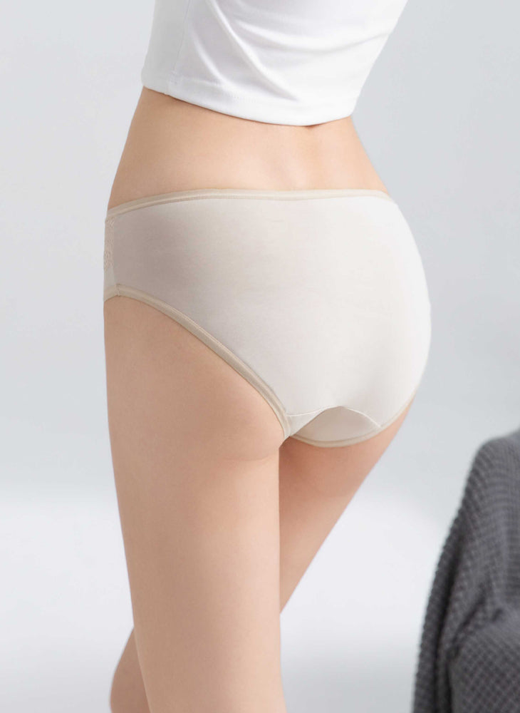 Lacey Comfort Cotton Midi Packaging Panty