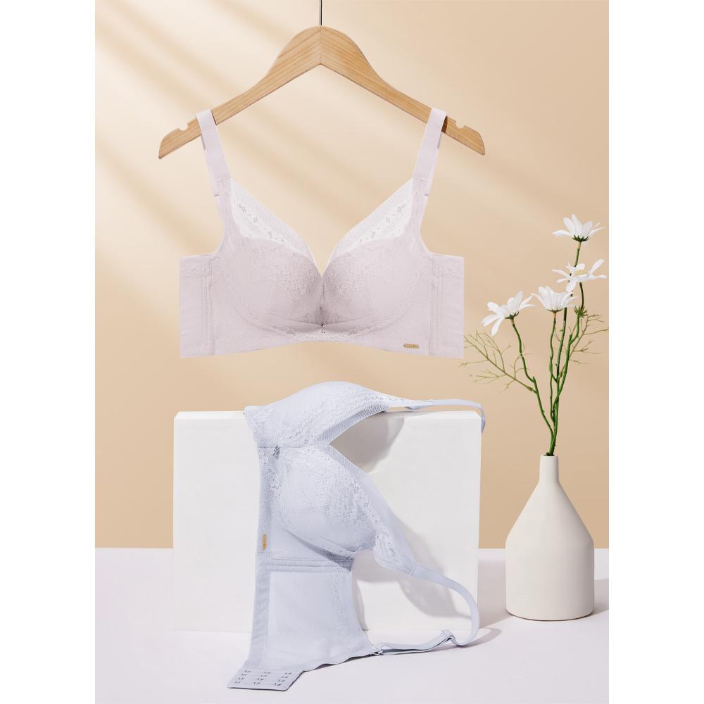 Petal Embrace Wireless Push Up Demi Bra