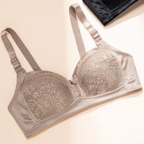 Lilac Beauty Wireless High Panel Bra