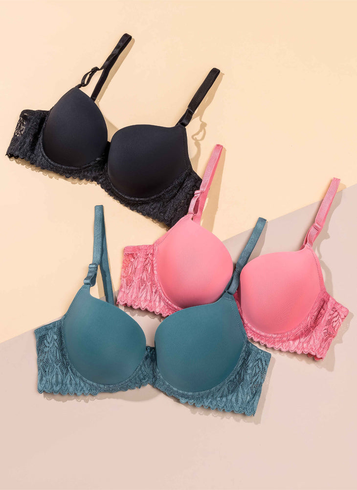 Ivy Lace Demi Cup Wire Padded Bra