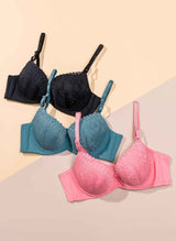 Ivy Lace Demi Cup Wire Padded Bra