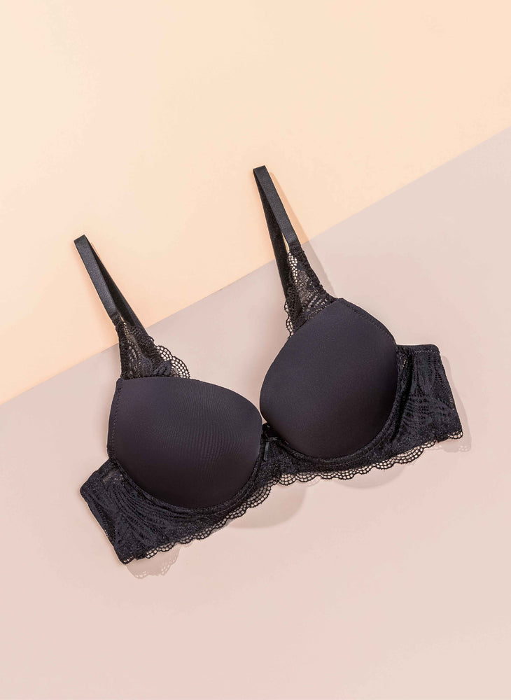 Zelda Underwired Demi Cup Padded Bra