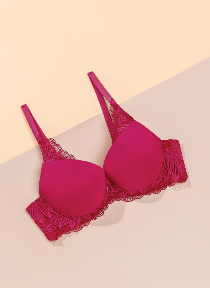 Zelda Underwired Demi Cup Padded Bra