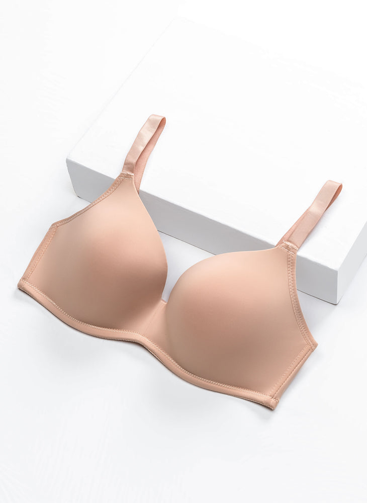 Casual Comfort Demi Cup Wireless Padded Bra