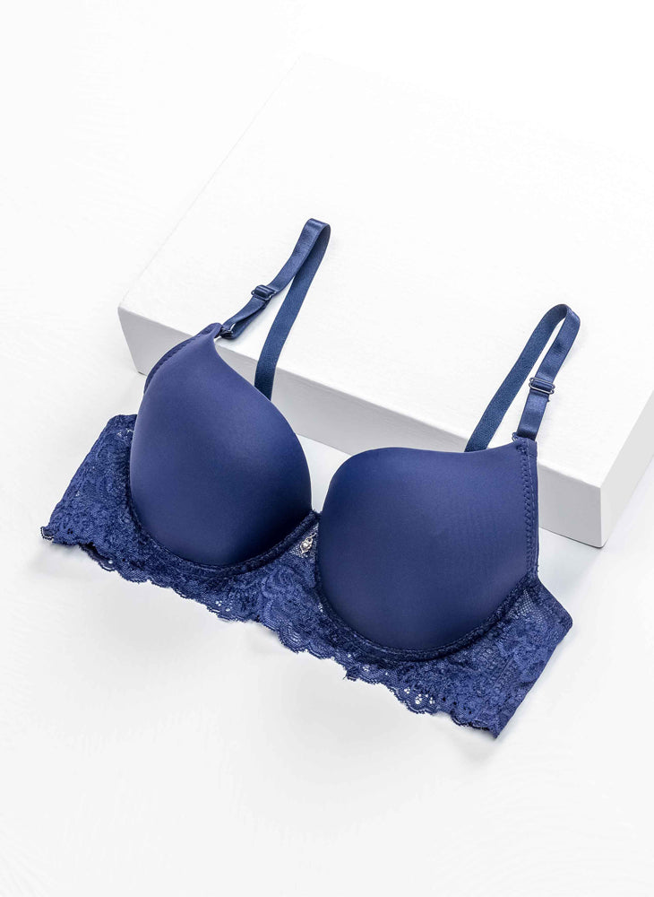 Alice Floral Wired Demi Cup Bra