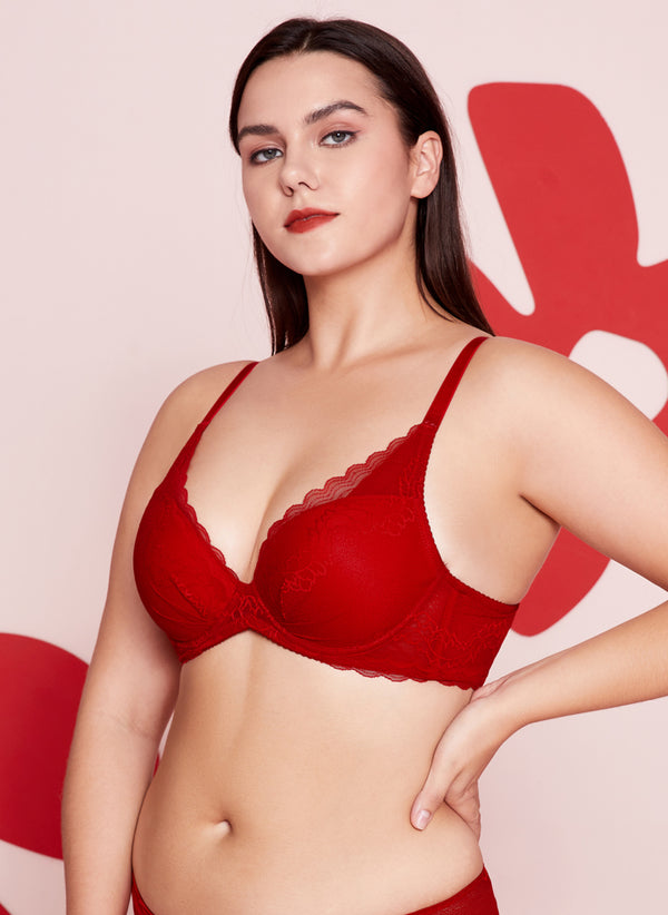 V Sensation IV Deep V underwired Padded Bra