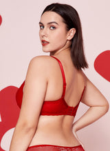 V Sensation IV Deep V underwired Padded Bra